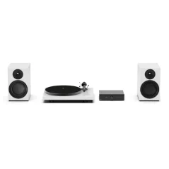ProJect Colourful Audio System E - All-in-one Hi-Fi systém s gramofónom Satin White