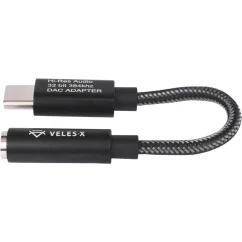 Veles-X Hi-Res DAC audio adapter 384kHz/32bit stereo USB-C to 3.5mm jack