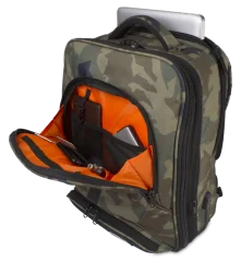 UDG Ultimate Backpack Slim Black Camo, Orange inside
