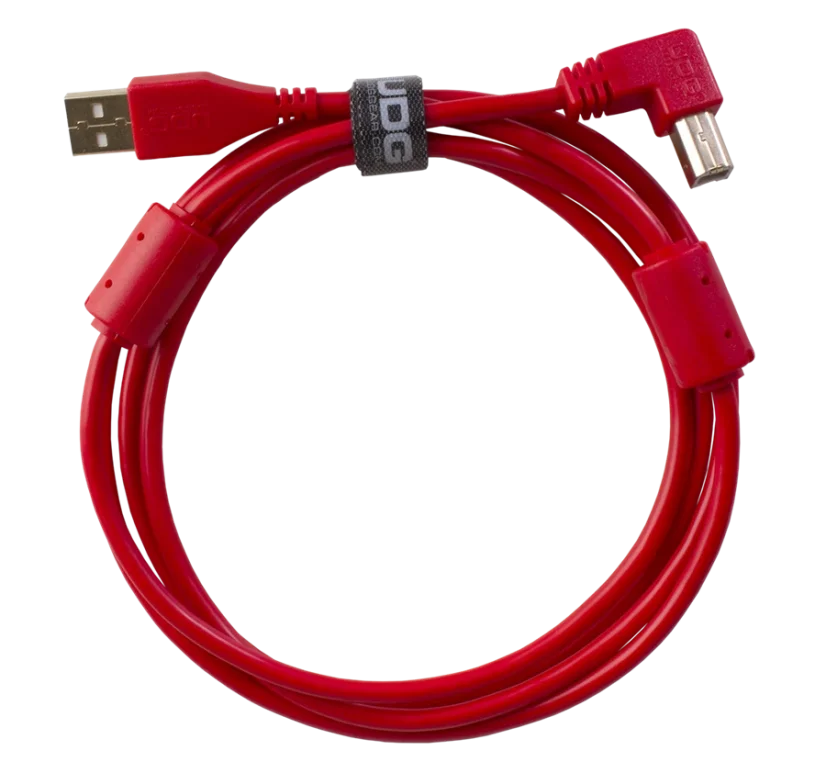 UDG Ultimate Audio Cable USB 2.0 A-B Red Angled 1m