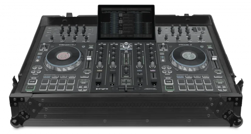 UDG Ultimate Flight Case Denon DJ Prime 4 Black Plus (Wheels)