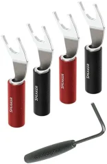 Audioquest SureGrip 100 vidličky (set po 8 ks) silver