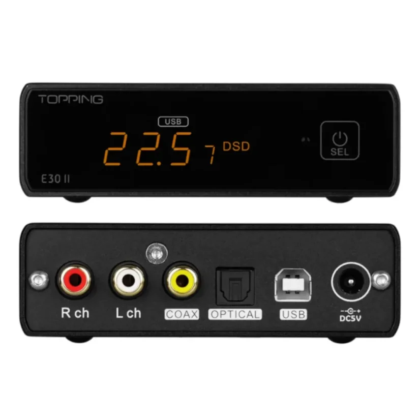 Topping E30 II Lite Čierna