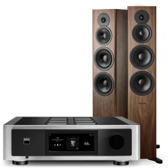 STEREOSET NAD M33 V2 + Dynaudio Evoke 50 Walnut Wood