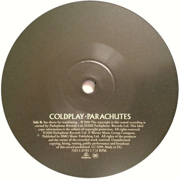 VINYL Coldplay • Parachutes 1LP