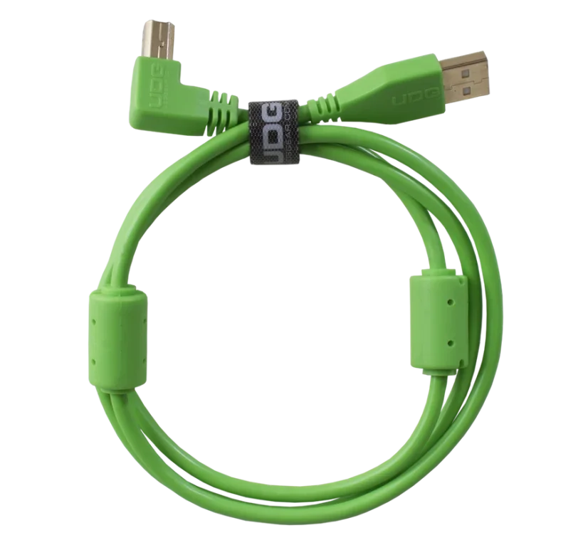 UDG Ultimate Audio Cable USB 2.0 A-B Green Angled 1m UDG Ultimate Audio Cable USB 2.0 A-B Green Angled 1m