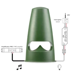 Triangle Secret Garden 7 - zapustený záhradný reproduktor zelený