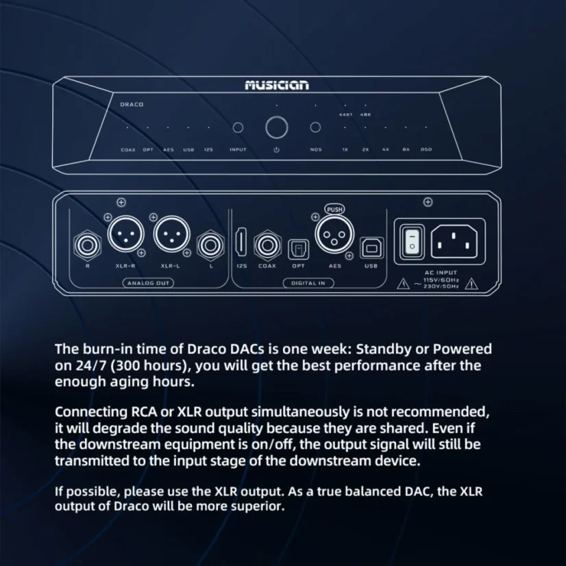 Musician Audio Draco R2R DAC Čierna