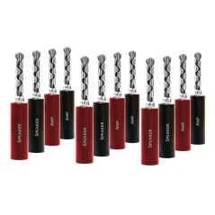 Audioquest SureGrip 100 BFA banana (box 12ks) silver