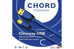 the CHORD company Clearway USB A-B 1.5m