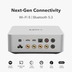 WiiM Amp Ultra strieborný