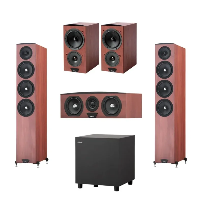 Jamo C607 MKII set 5.1 Tmavé jablko Jamo C607 MKII set 5.1 Tmavé jablko