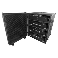 UDG Ultimate Flight Case for 4 CDJ/MIXER Black Plus