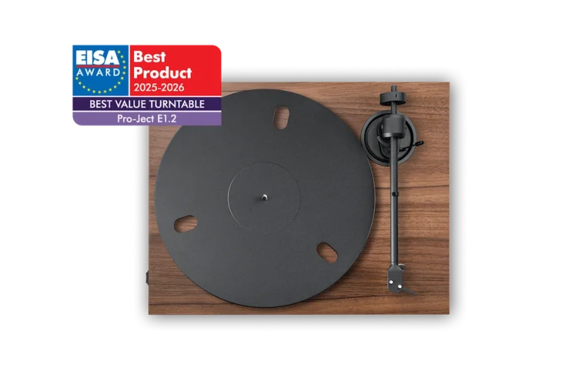 ProJect E1.2 – manuálny Hi-Fi gramofón s Pick it MM E a hliníkovým tanierom čierny