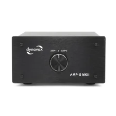 Dynavox AMP-S MKII prepínač zosilňovačov a reproduktorov Čierny
