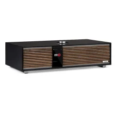 Ruark Audio R410 Satin Charcoal with Walnut grille
