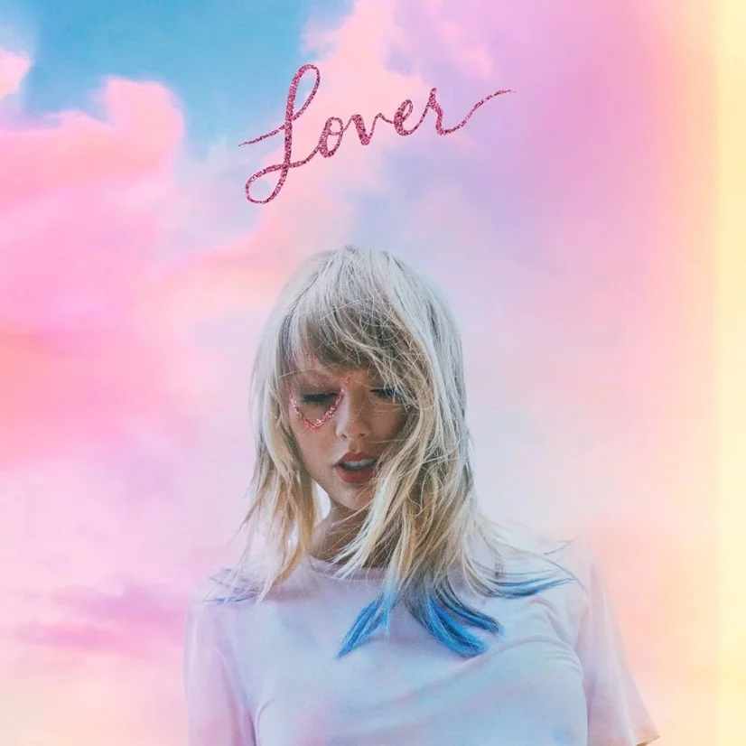VINYL Taylor Swift - Lover Pink & Blue Vinyl 2 LP
