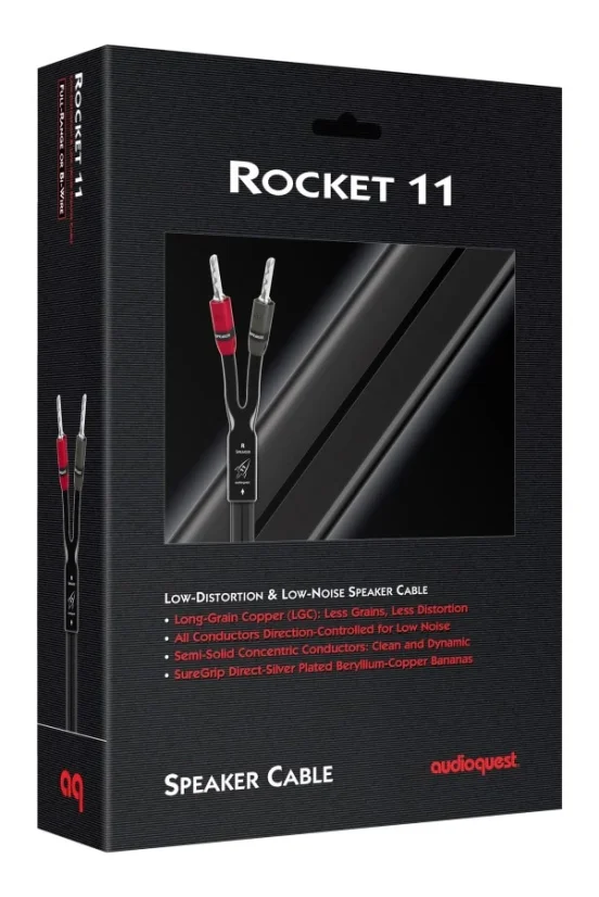 Audioquest Rocket 11 FR banánky - Silver 2m