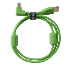 UDG Ultimate Audio Cable USB 2.0 A-B Green Angled 1m