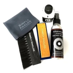 Simply Analog VINYL RECORD CLEANING BOX SET WOOD