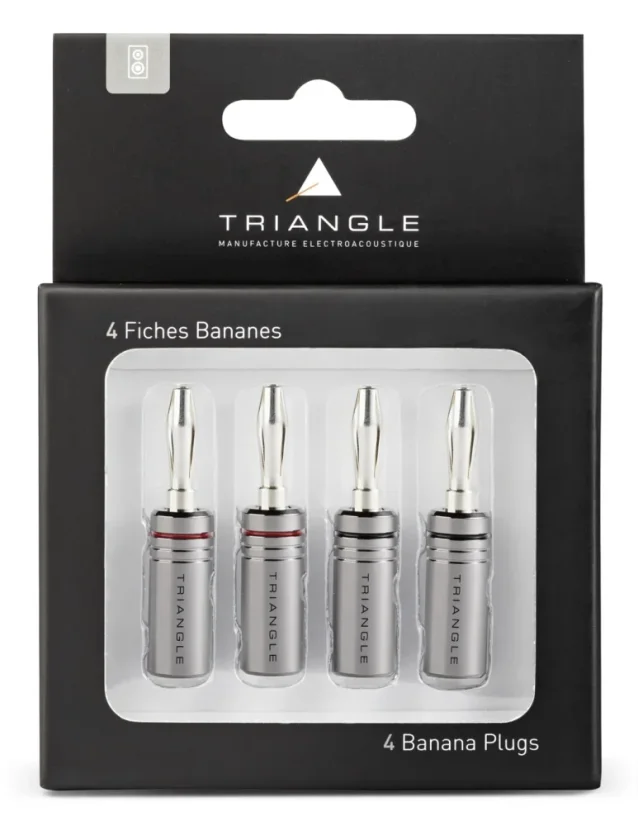Triangle BP400 konektor banánik (set 4 kusy)