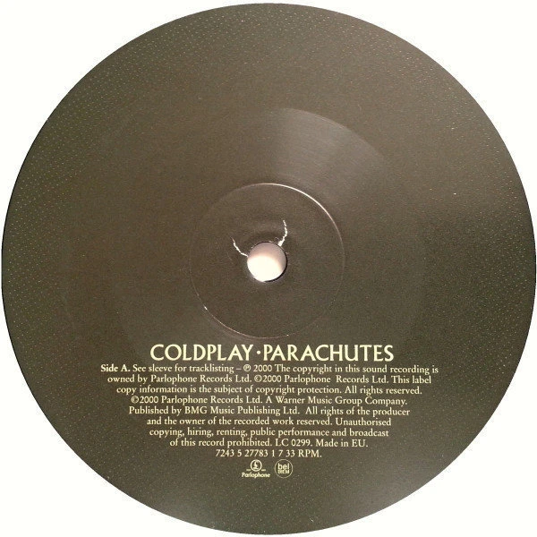 VINYL Coldplay • Parachutes 1LP