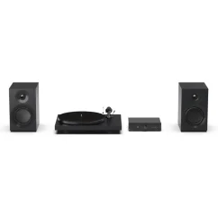 ProJect Colourful Audio System E - All-in-one Hi-Fi systém s gramofónom Satin Black