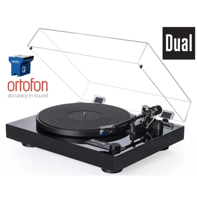Dual CS 618Q + Ortofon QUINTET BLUE Piano black Dual CS 618Q + Ortofon QUINTET BLUE Piano black
