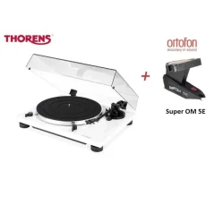 Thorens TD 201 White + Ortofon Super OM 5E Piano white 