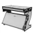 UDG Ultimate Flight Case Portable Z-Style DJ Table White Plus (Wheels)