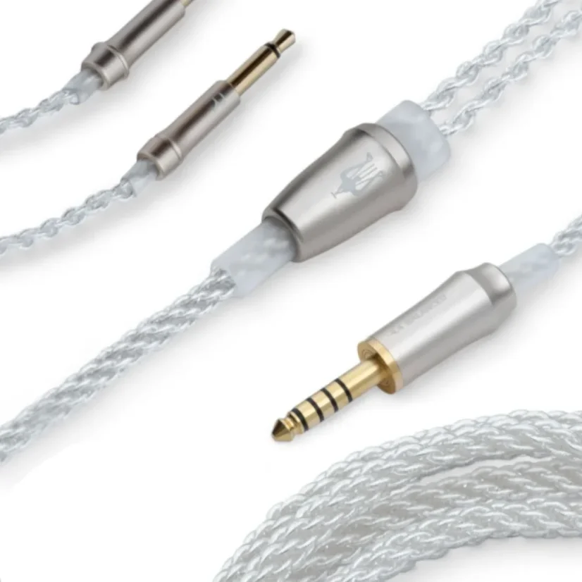 Meze 99 4,4mm audiofilský symetrický kábel, postriebrený