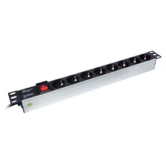 Dynavox Blanko 19" racková napájacia lišta 8× Schuko 3 500 W / 16 A