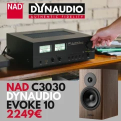 STEREOSET DYNAUDIO EVOKE 10 + NAD C3030 Farba: voliteľná.