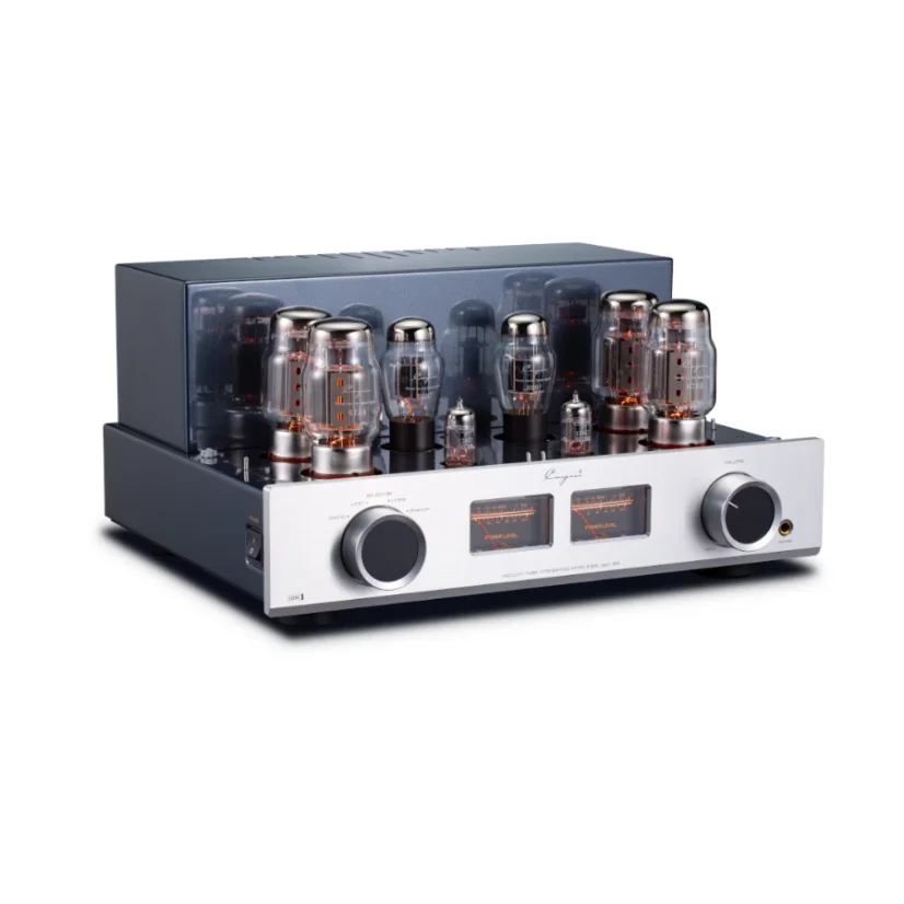 Cayin JAZZ 90 - The Boutique Edit.  SILVER EL34-STR BLACKPLATE™ TAD PREMIUM 