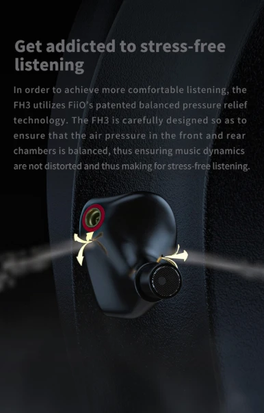 FiiO FH3 Čierna