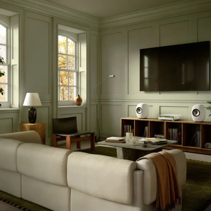 KEF LS LUXE Mineral White