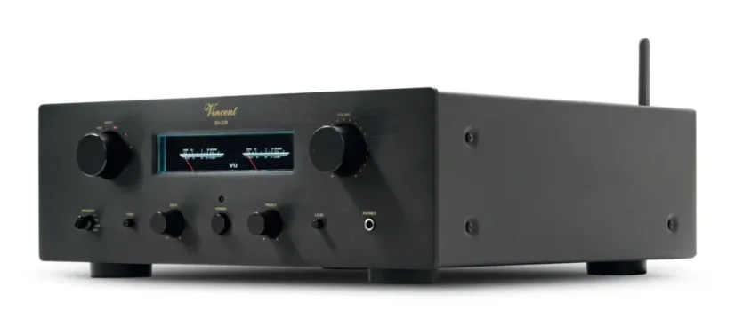 Vincent SV-228 – hybridný integrovaný zosilňovač s DAC, Bluetooth a VU metrom čierny
