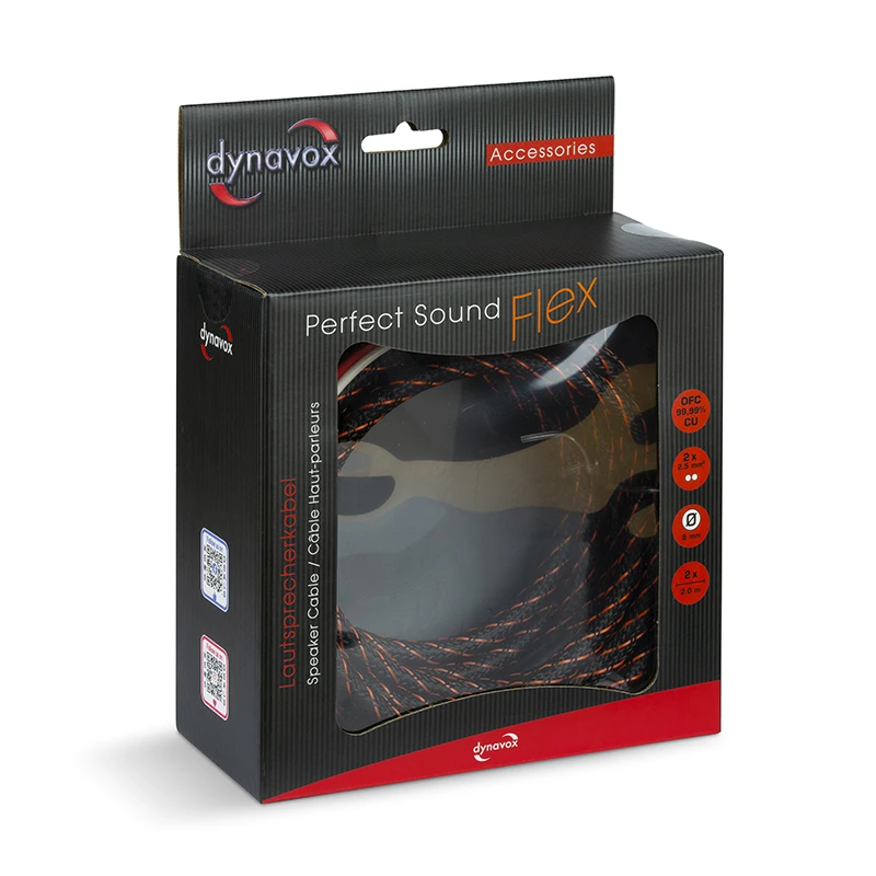 Dynavox Perfect Sound Flex reproduktorový kábel 2 × 2 m