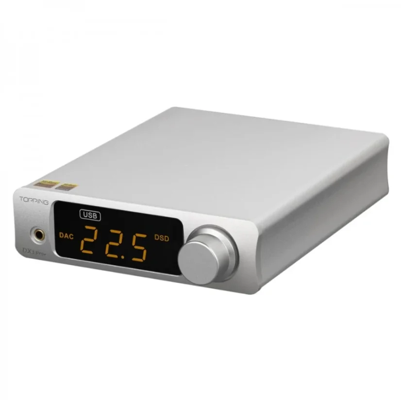 Topping DX3Pro+ Strieborná