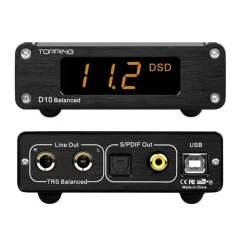 Topping D10 Balanced Čierna