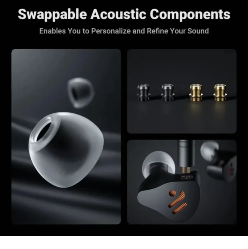 Fosi Audio IM4 otvorená in-ear slúchadlá Čierna