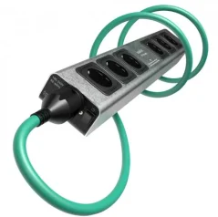 IsoTek V5 Polaris + kabel INITIUM C13/1,5m (set) Strieborná