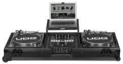 UDG Ultimate Flight Case Set Multi Format Turntable Battle & 10”/12” Mixer Black Plus