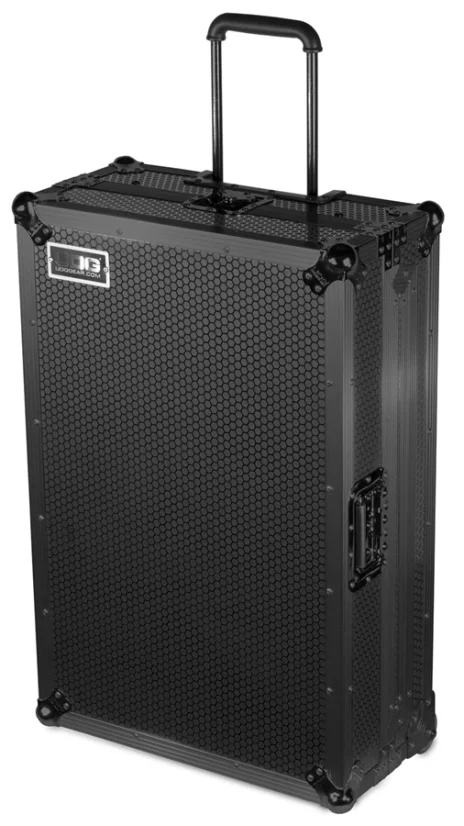 UDG Ultimate Flight Case Multi Format XXL Black Plus (Laptop Shelf, Trolley + Wheels)