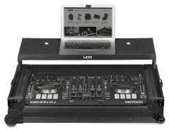 UDG Ultimate Flight Case Multi Format XXL Black Plus (Laptop Shelf, Trolley + Wheels)