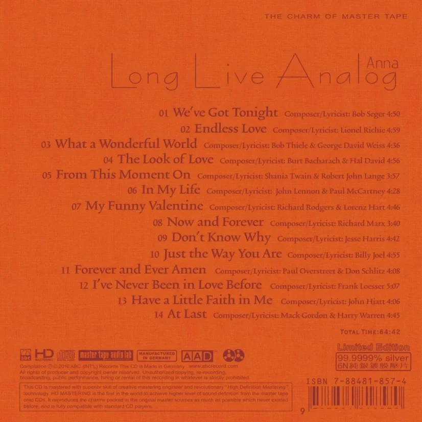 ABC Records Anna Carven - My Funny Valentine