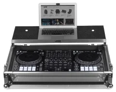UDG Ultimate Flight Case Pioneer DDJ-1000 Silver Plus (Laptop shelf + Wheels)