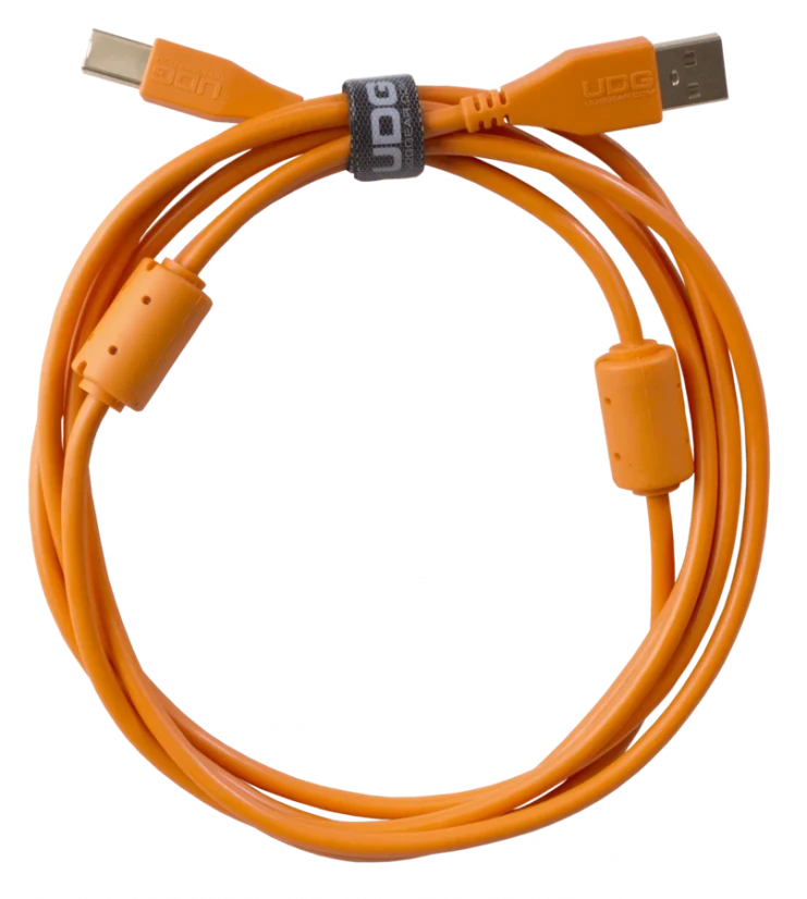 UDG Ultimate Audio Cable USB 2.0 A-B Orange Straight 2m