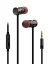 av:link sluchátka In-Ear Magnetic, hands free, černá metalíza