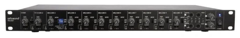 ARTsound PM-2S01 – stereo predzosilňovač pre 2 zóny